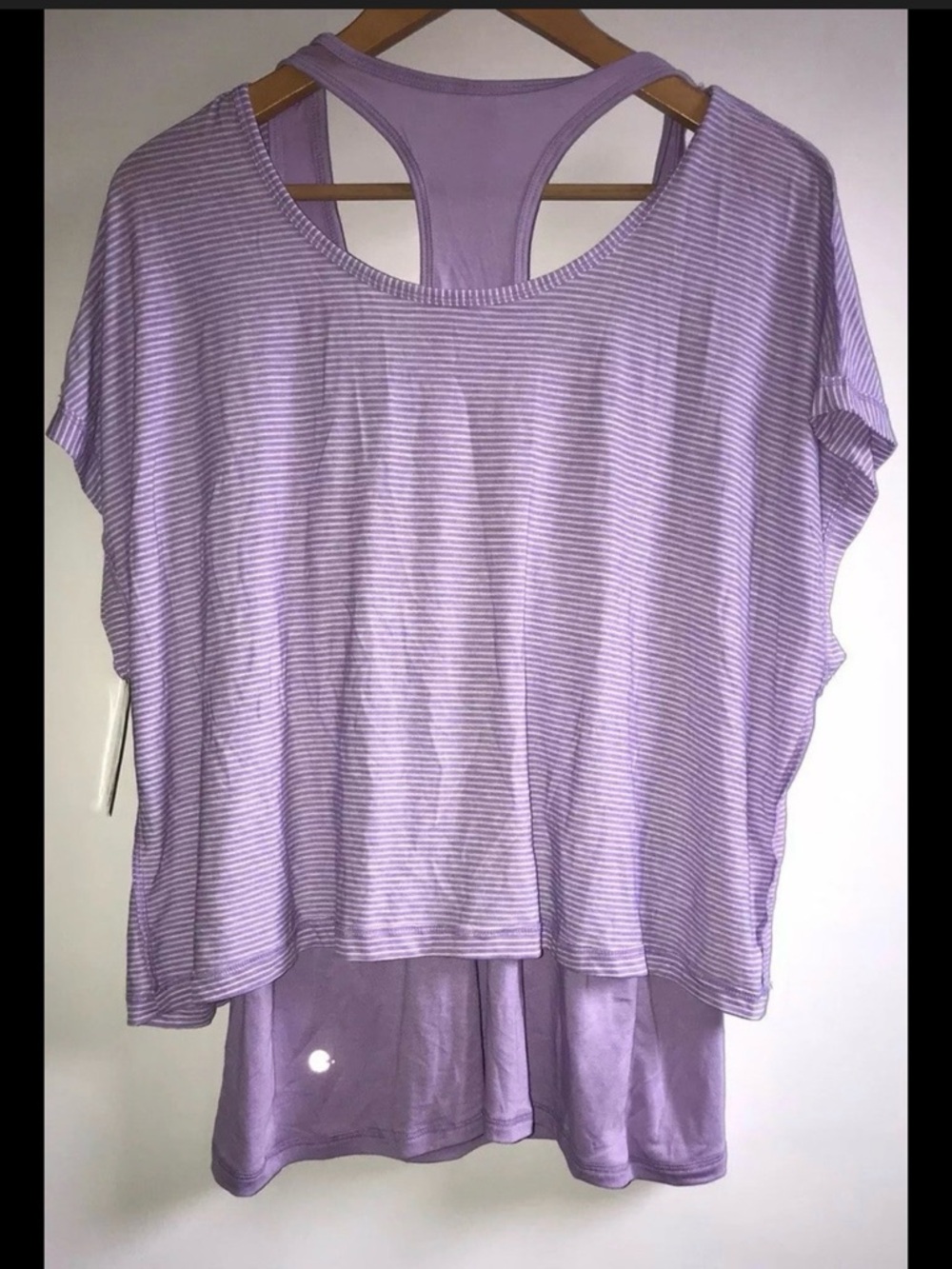๐ฅ130โNWT Champion Lavender Striped Tank with Racerback